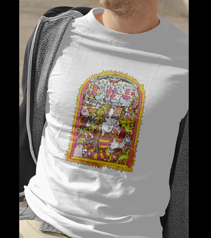 Kurt Vile Psychedelic Ice Cream T-Shirt