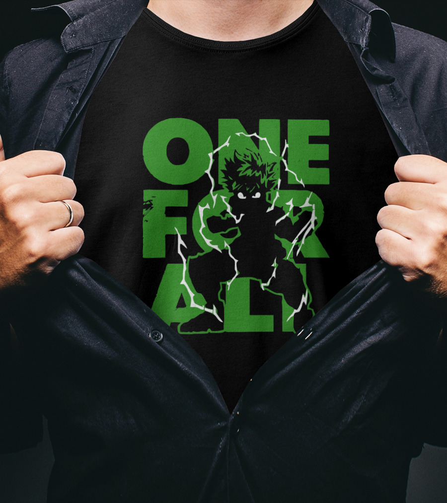 One For All My Hero Academia Midoriya Izuku T-Shirt