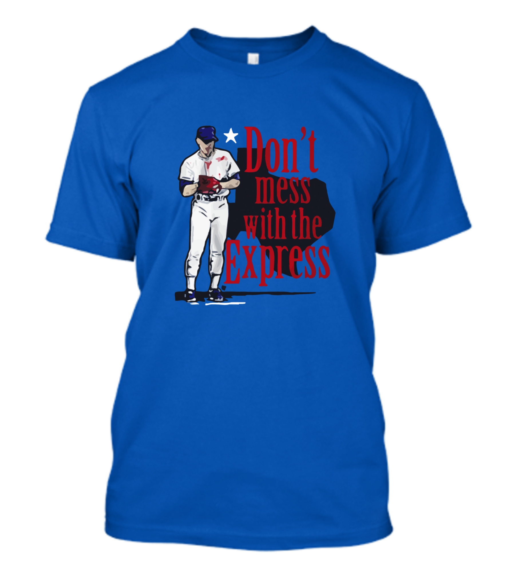 Don't Mess With The Express Bloody Nolan Ryan T-Shirt