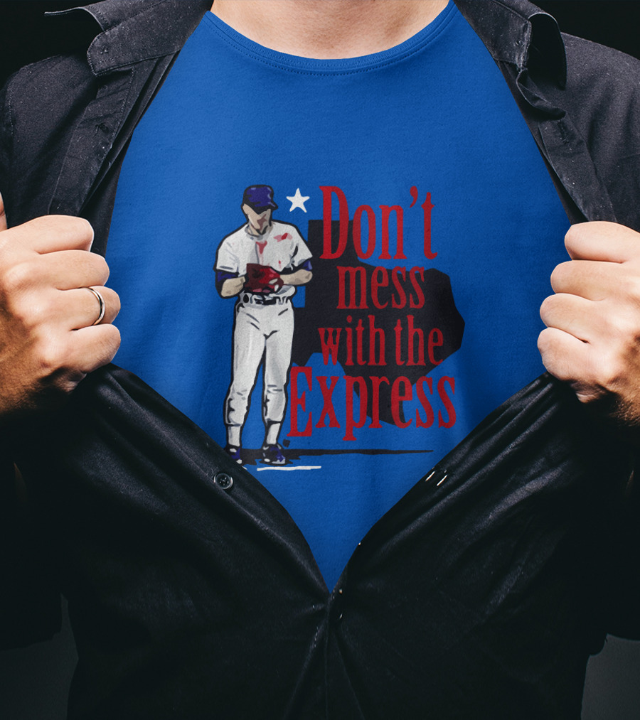 Don't Mess With The Express Bloody Nolan Ryan T-Shirt