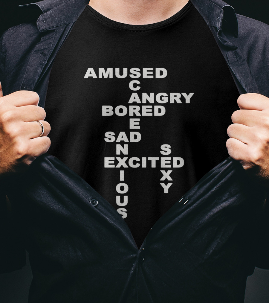 Marshawn Lynch Westworld Emotions Puzzle Text T-Shirt