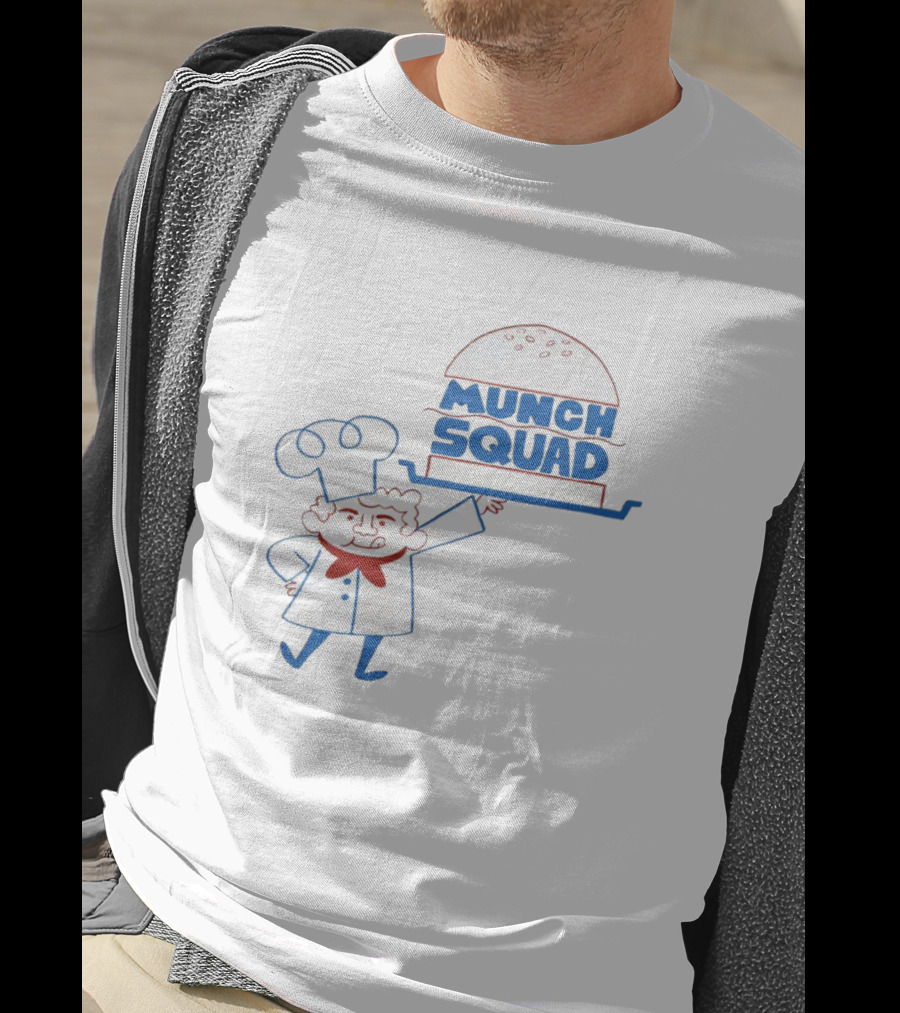 Munch Squad Chef Burger My Brother My Brother And Me Merch T-Shirt