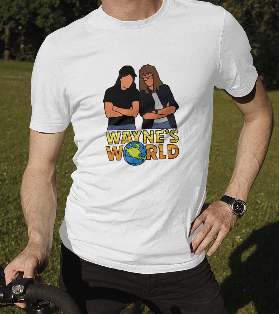 Wayne's World Duo With Earth T-Shirt