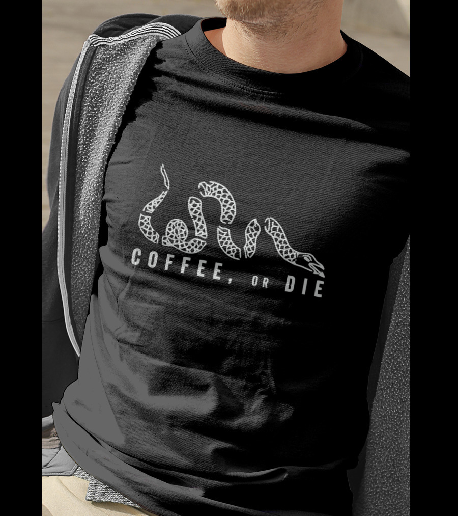 Coffee Or Die Snake T-Shirt