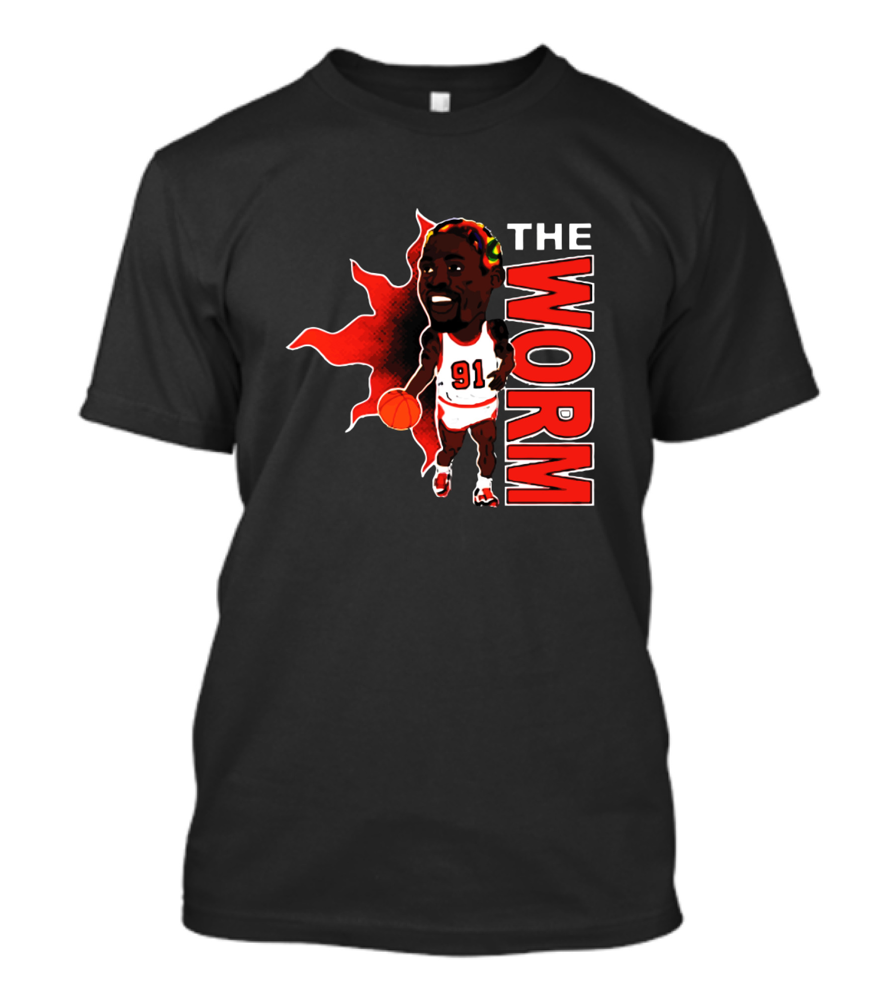 The Worm 91 Basketball Legend T-Shirt