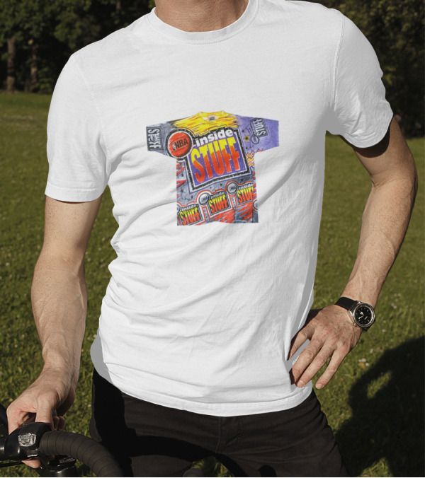 NBA Inside Stuff Basketball Explosion Ahmad Rashad T-Shirt