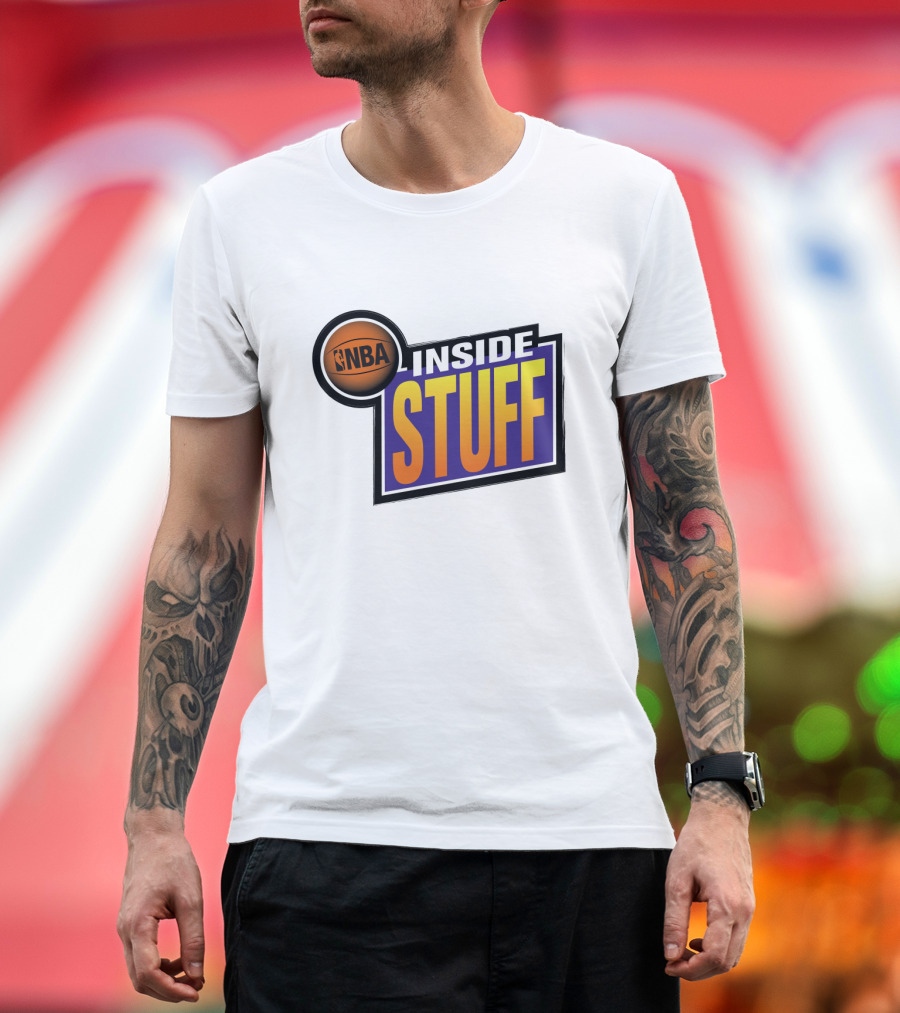 Ahmad Rashad NBA Inside Stuff Official Logo T-Shirt