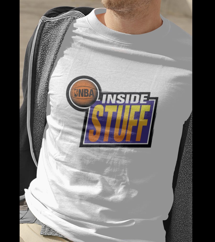 Ahmad Rashad NBA Inside Stuff Official Logo T-Shirt