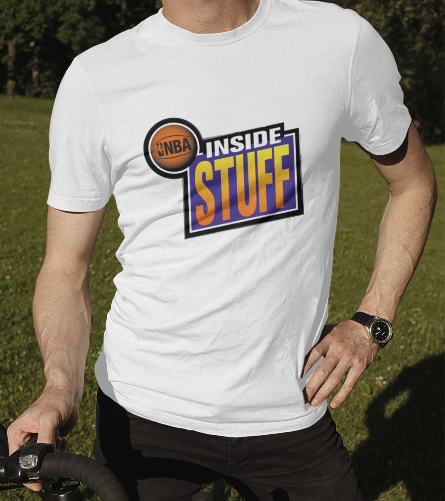 Ahmad Rashad NBA Inside Stuff Official Logo T-Shirt