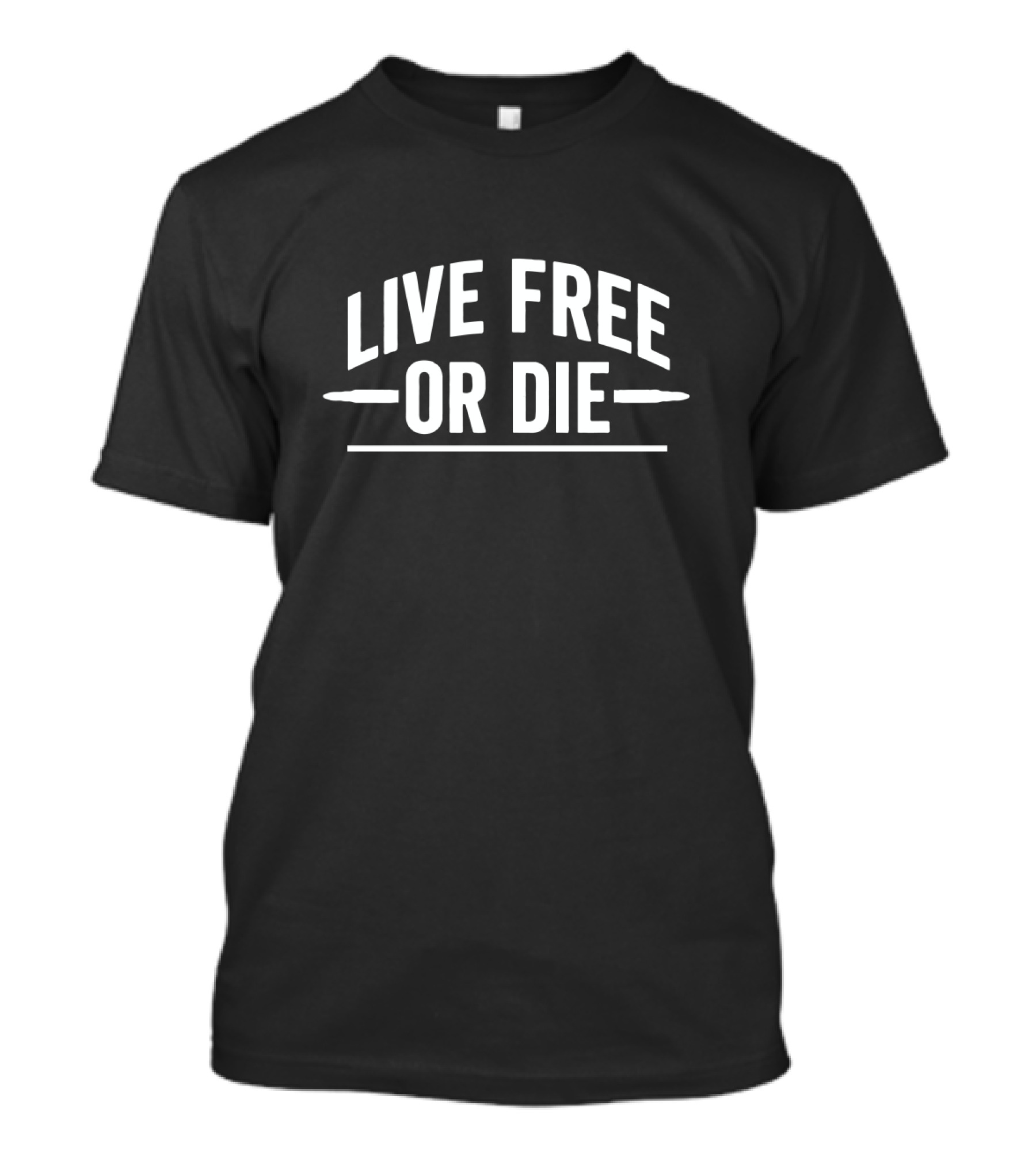 Live Free Or Die Bullet Line T-Shirt