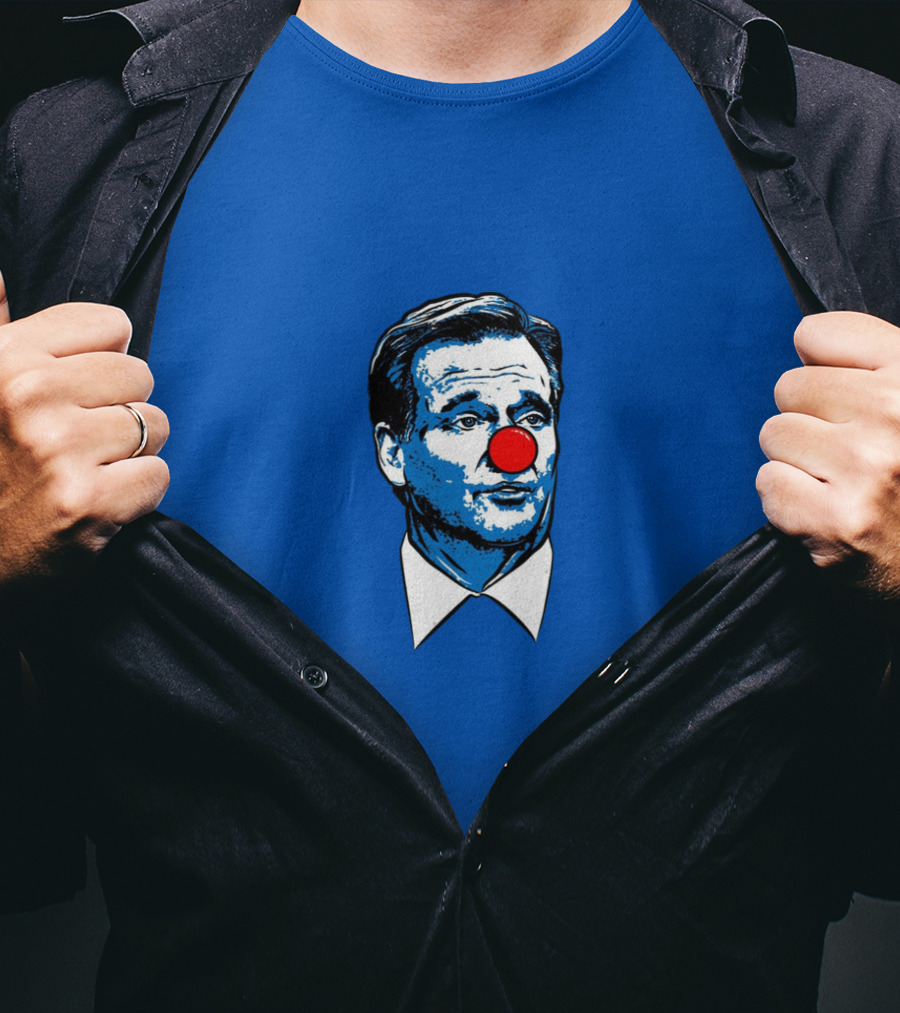 Goodell Clown Parody NFL Commissioner Red Nose Iconic Satire T-Shirt