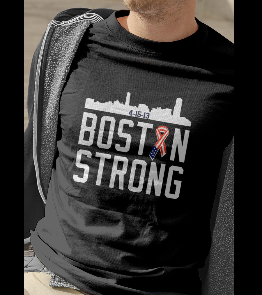Boston Strong 4-15-13 Skyline T-Shirt