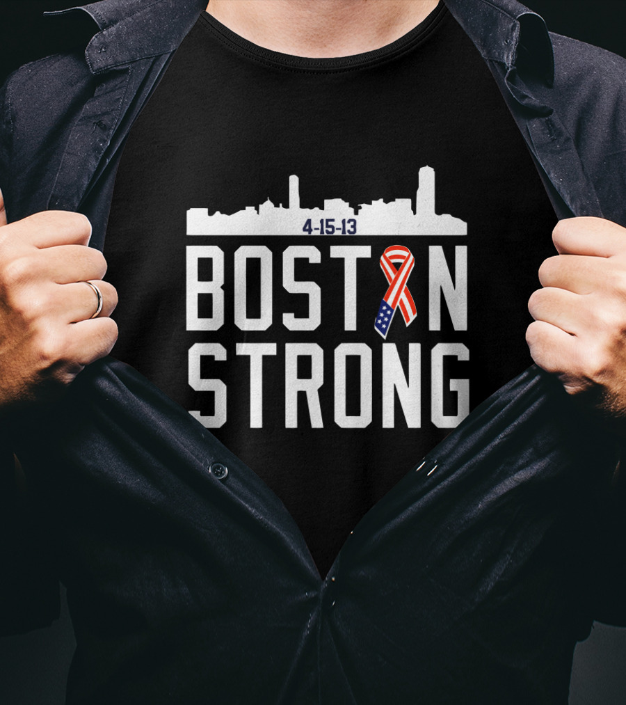 Boston Strong 4-15-13 Skyline T-Shirt