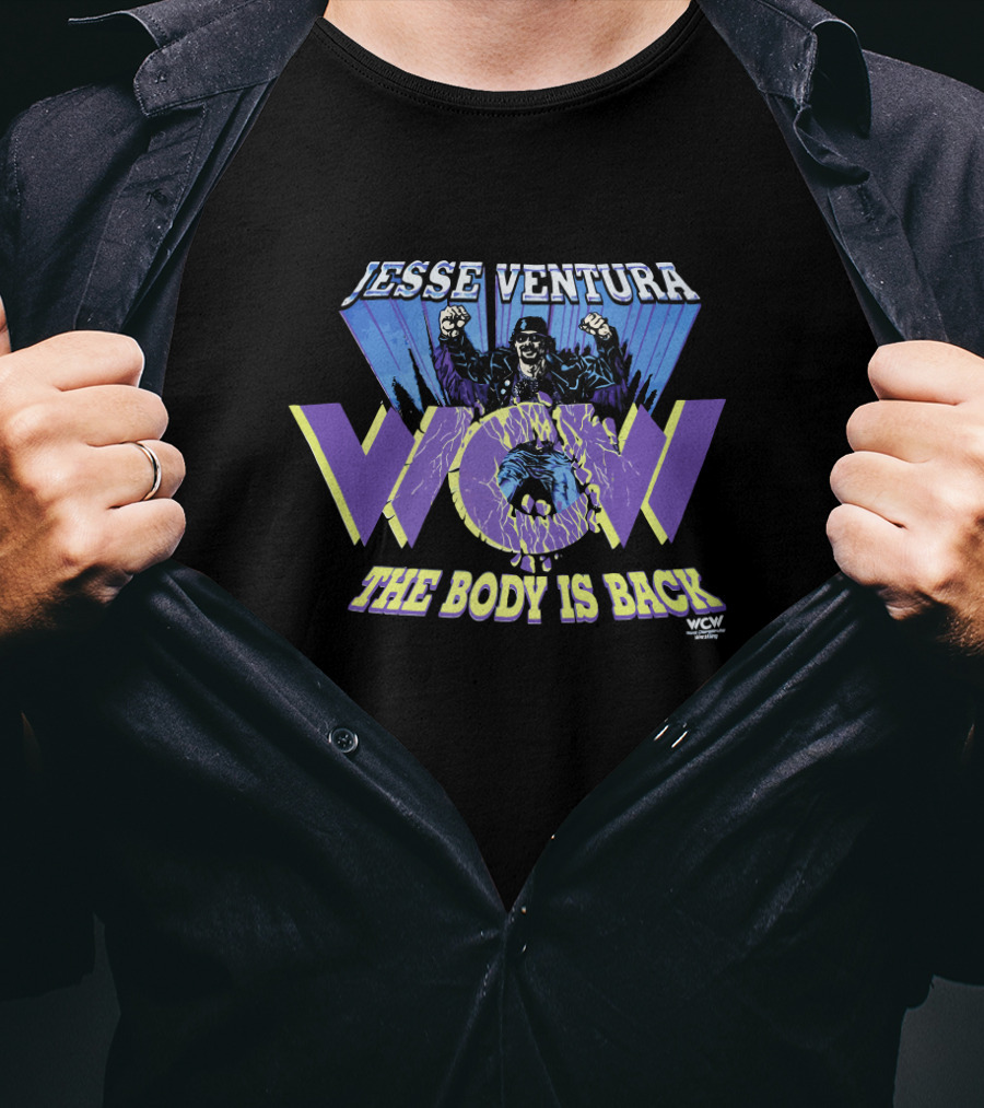 Jesse Ventura WCW The Body Is Back T-Shirt
