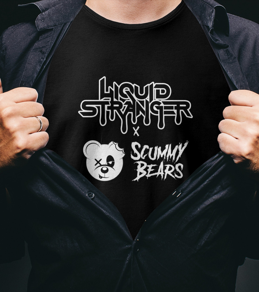 Liquid Stranger X Scummy Bears Collaboration T-Shirt