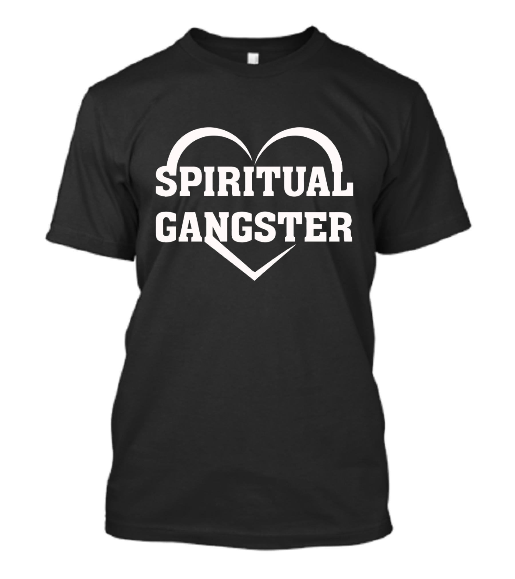 Spiritual Gangster Heart Symbol T-Shirt