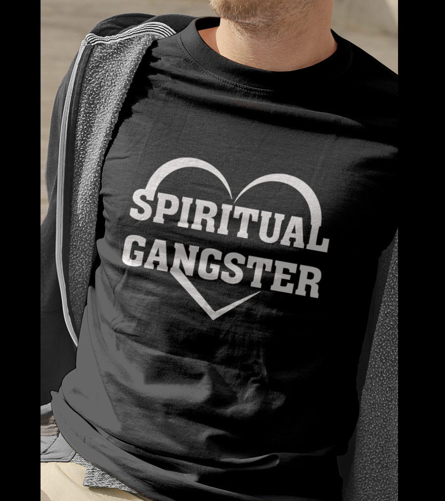 Spiritual Gangster Heart Symbol T-Shirt