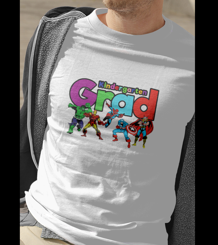Kindergarten Grad Superhero T-Shirt