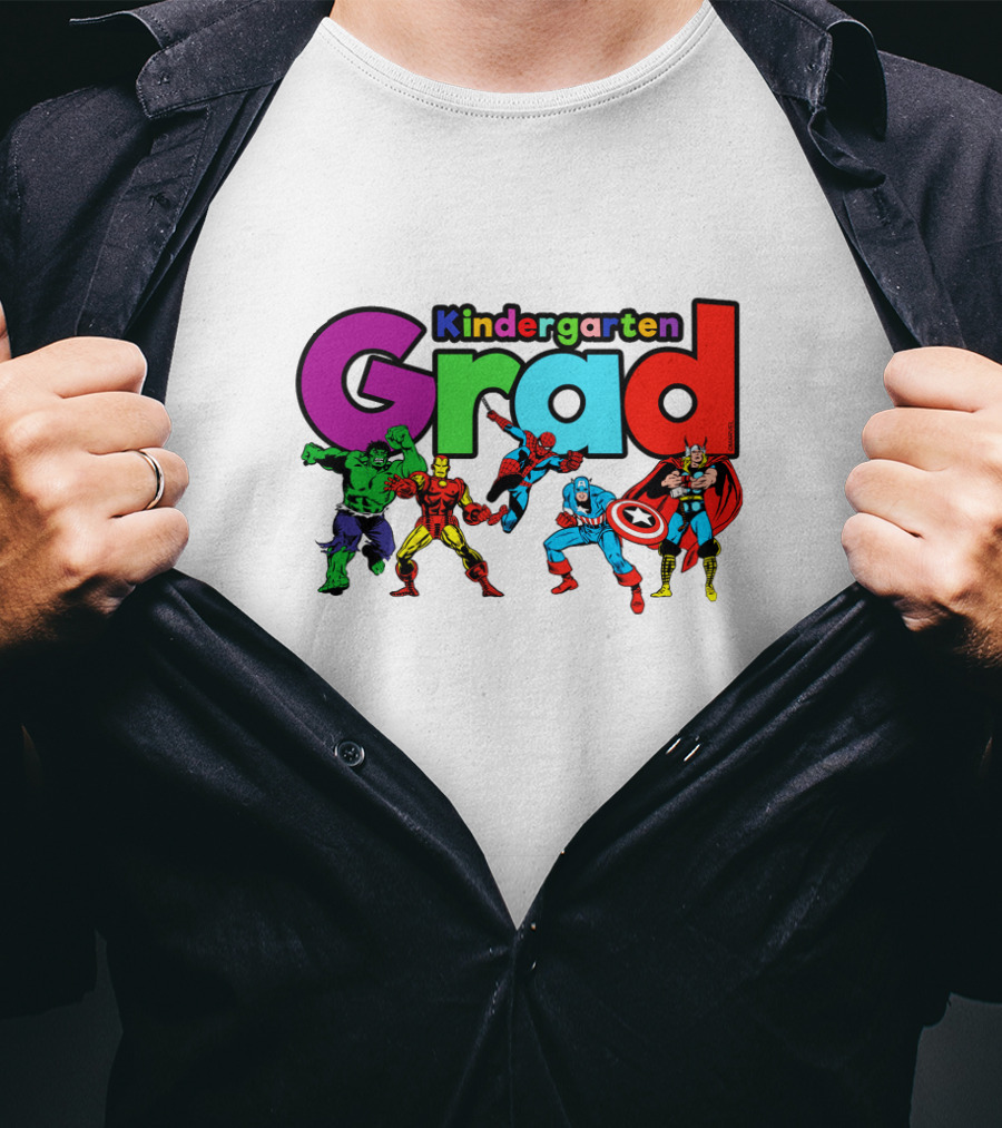 Kindergarten Grad Superhero T-Shirt
