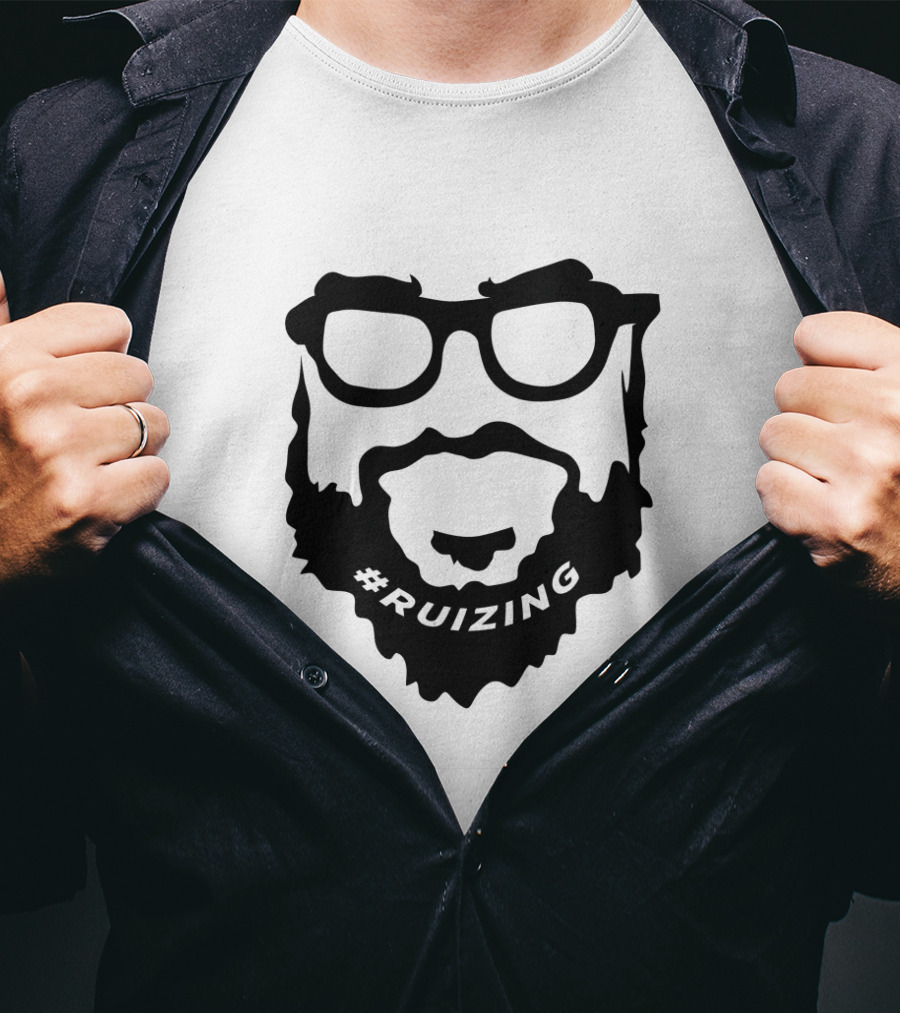 Ruizing Carl Ruiz Beard And Glasses T-Shirt