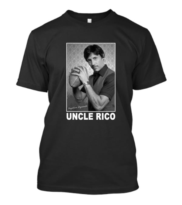 Napoleon Dynamite Uncle Rico Football Pose T-Shirt