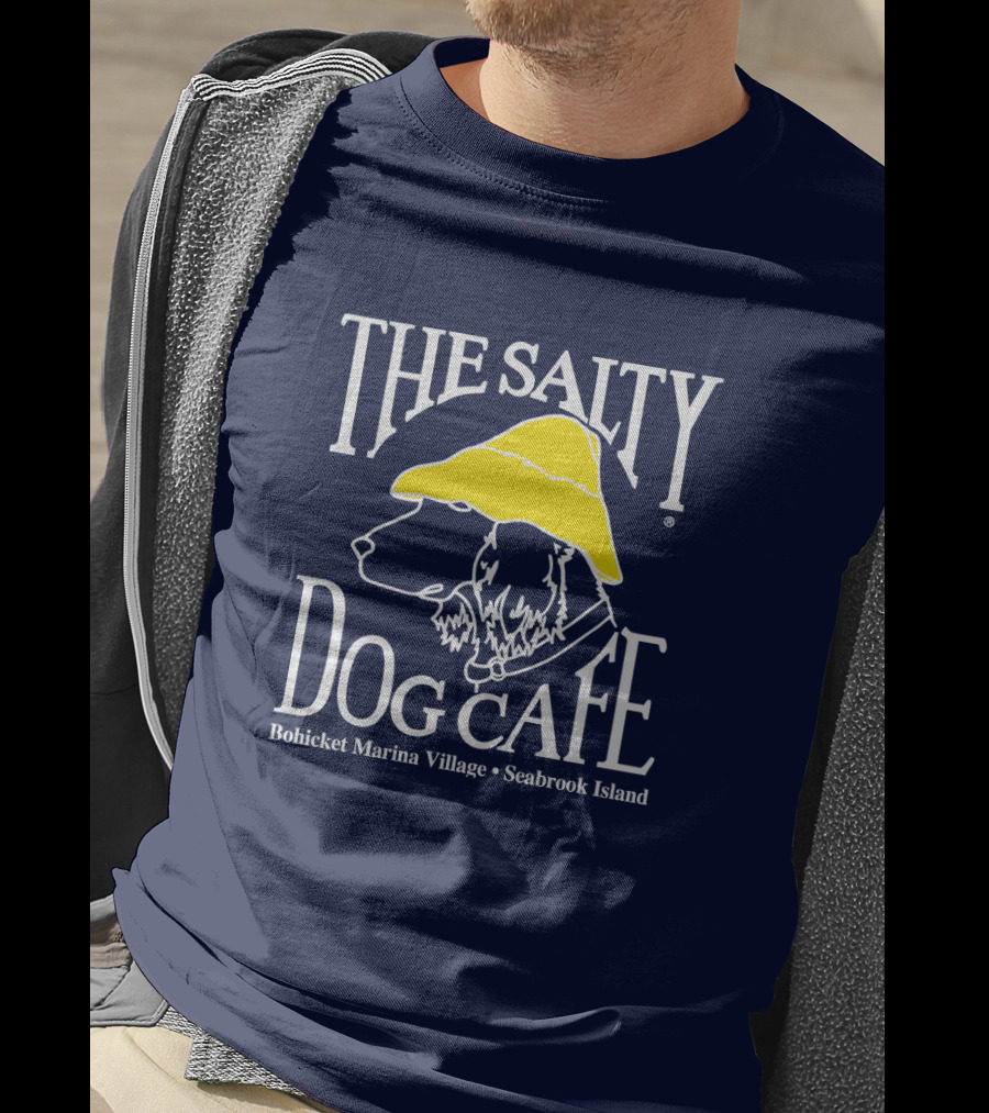 The Salty Dog Café Bohicket Marina Village Seabrook Island T-Shirt