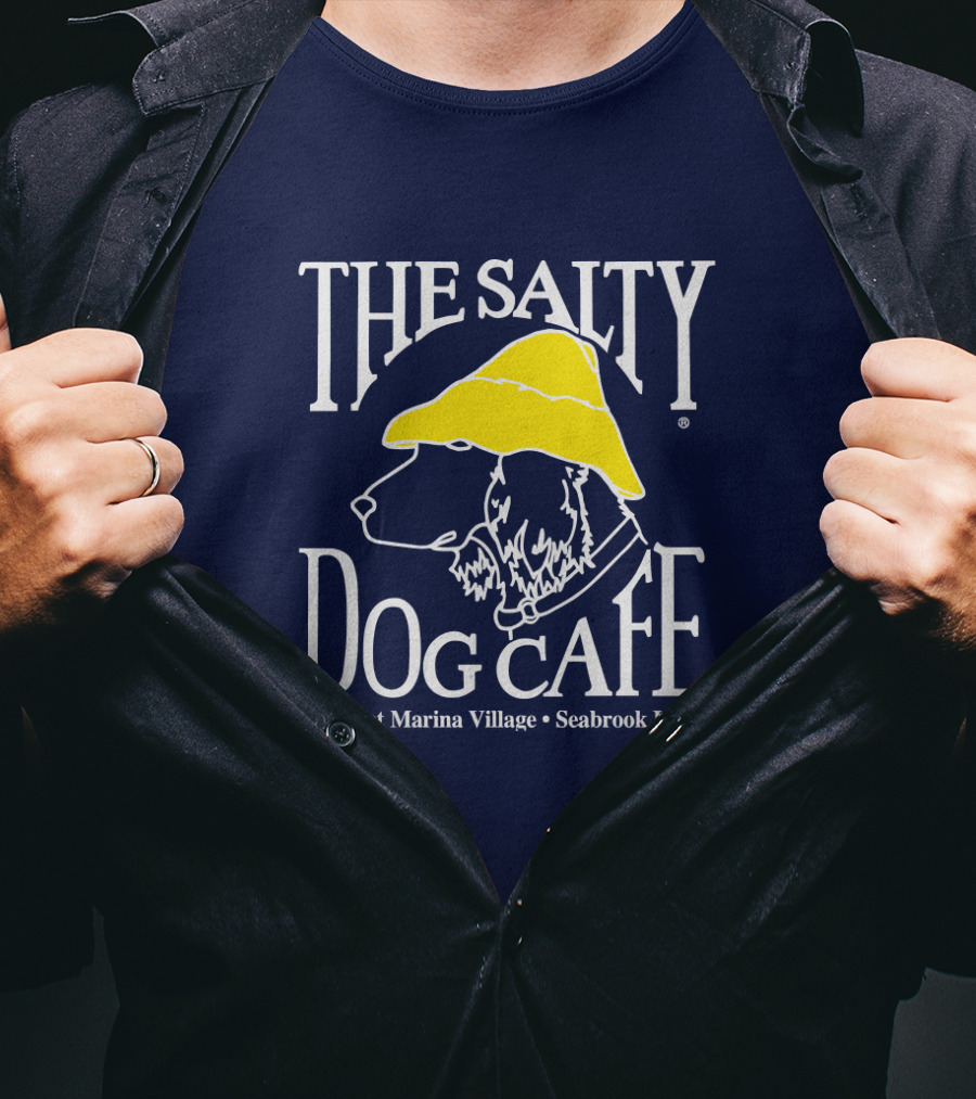The Salty Dog Café Bohicket Marina Village Seabrook Island T-Shirt