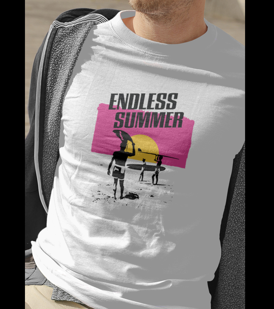 Endless Summer Surfing Sunset T-Shirt
