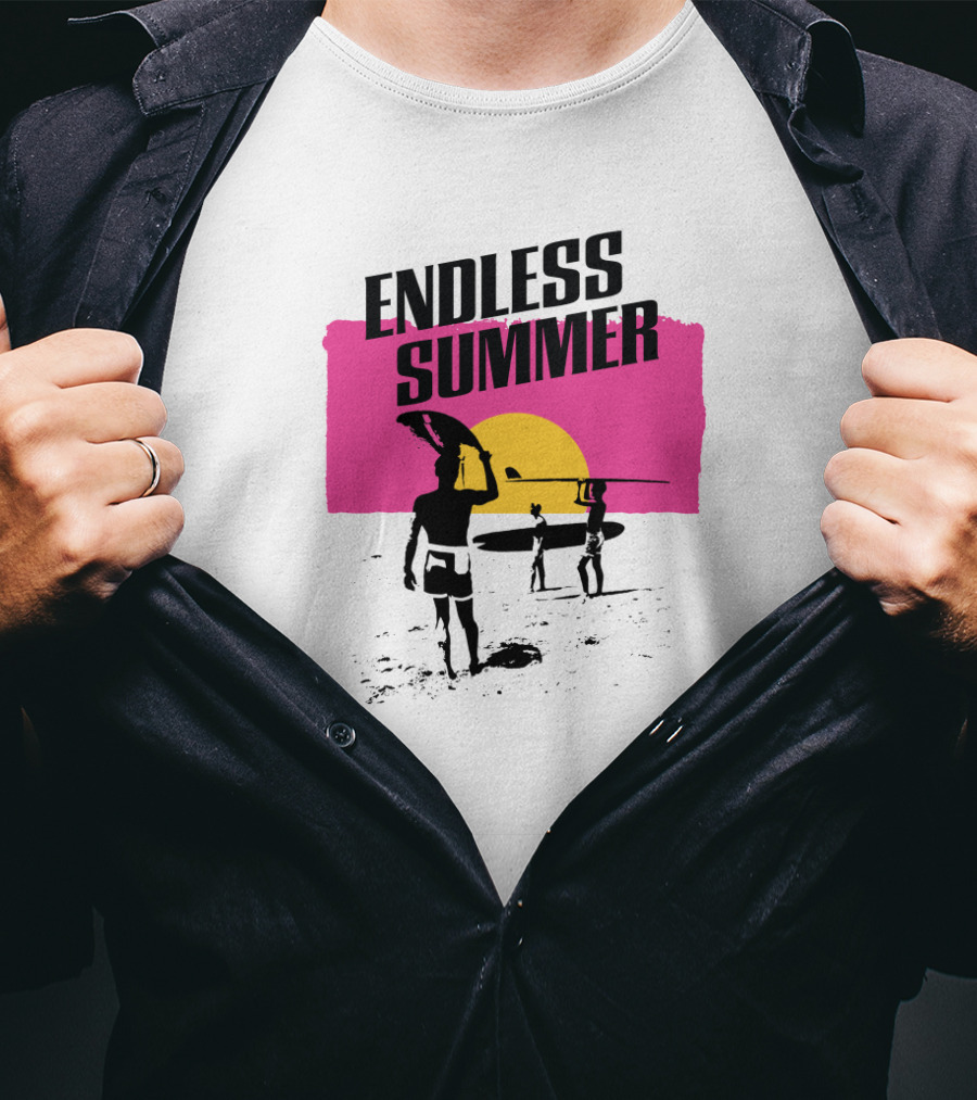 Endless Summer Surfing Sunset T-Shirt