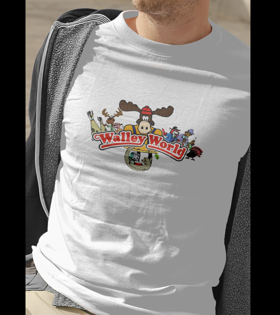 Walley World Moose With Characters T-Shirt