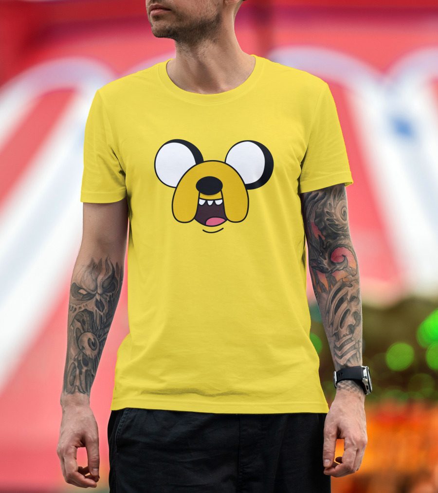 Adventure Time Jake the Dog Face T-Shirt