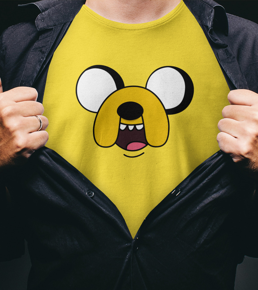 Adventure Time Jake The Dog Face T-Shirt