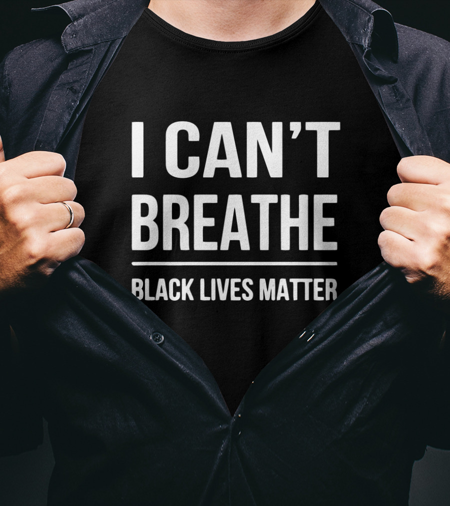Bubba Wallace NASCAR I Can't Breathe Black Lives Matter T-Shirt