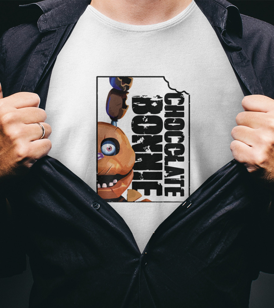 Chocolate Bonnie Fnaf AR Merch Store T-Shirt