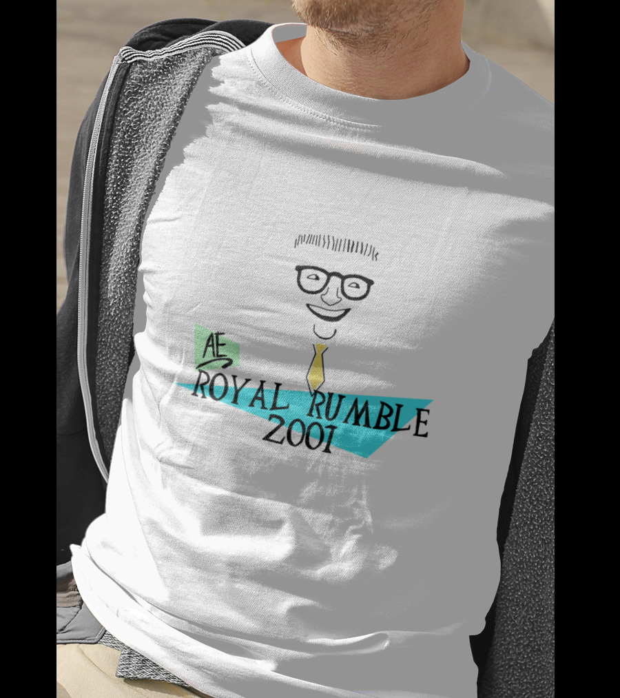 AE Royal Rumble 2001 Drew Carey T-Shirt