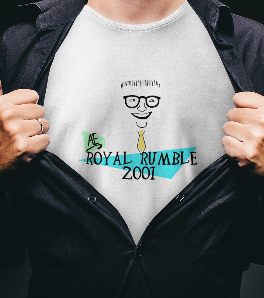 AE Royal Rumble 2001 Drew Carey T-Shirt