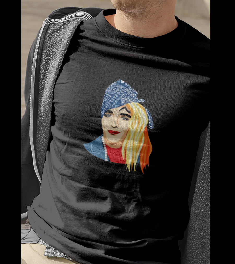 Shanaynay Shane Dawson Blue Bandana Blonde Hair T-Shirt