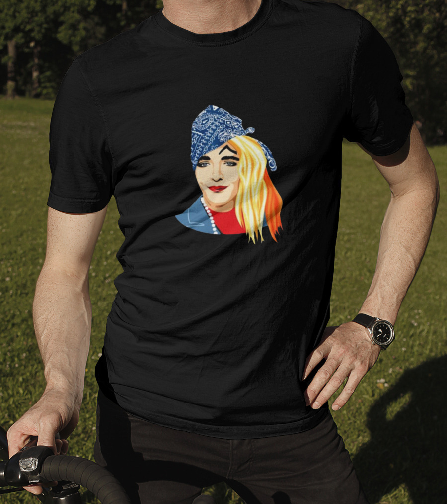 Shanaynay Shane Dawson Blue Bandana Blonde Hair T-Shirt