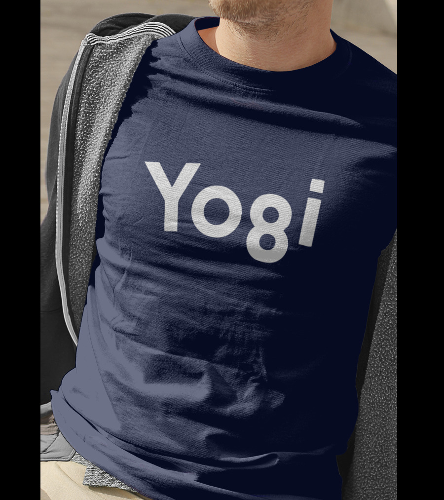 Yogi Bear Cartoon Lettering Bold Playful T-Shirt