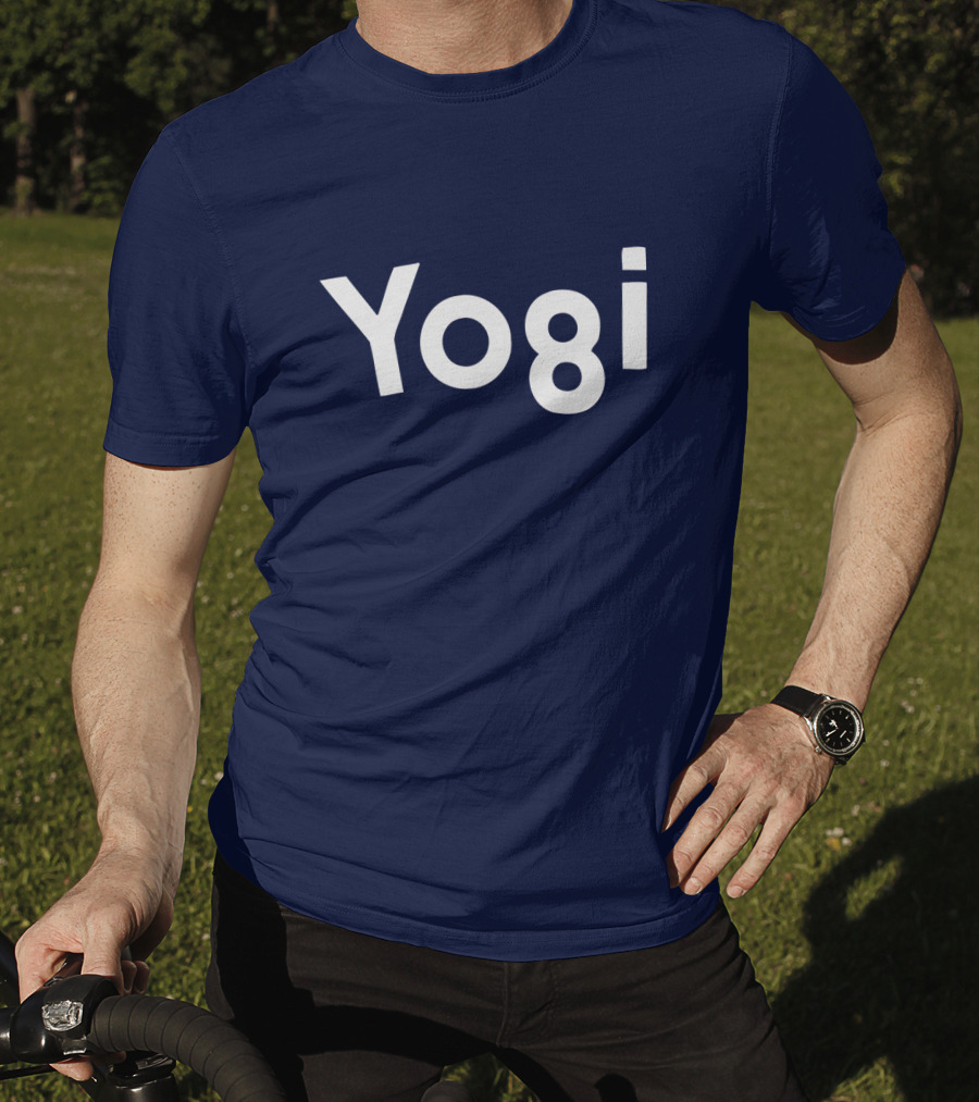 Yogi Bear Cartoon Lettering Bold Playful T-Shirt