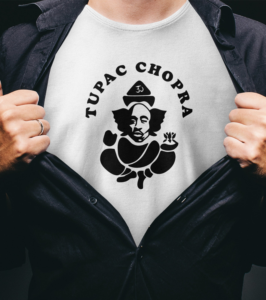Tupac Chopra Meditation Iconic Mashup T-Shirt