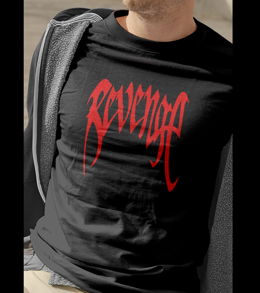Revenge Merch Red Gothic T-Shirt