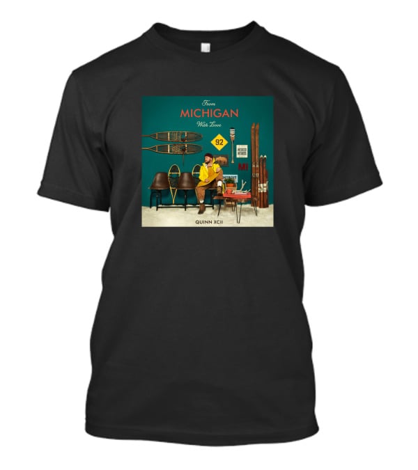 From Michigan With Love Quinn XCII 92 MI Northern Nights Live T-Shirt