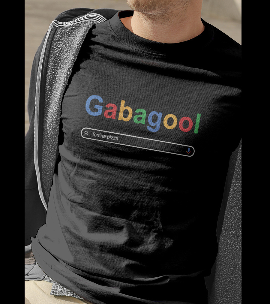 Gabagool Fortina.Pizza Google's Search T-Shirt
