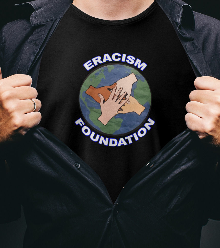 Eracism Foundation Unity Hands Globe T-Shirt