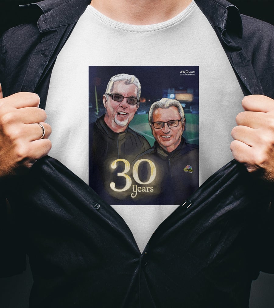Kruk And Kuip 30 Years NBC Sports Giants Celebrating Broadcasting Legends T-Shirt