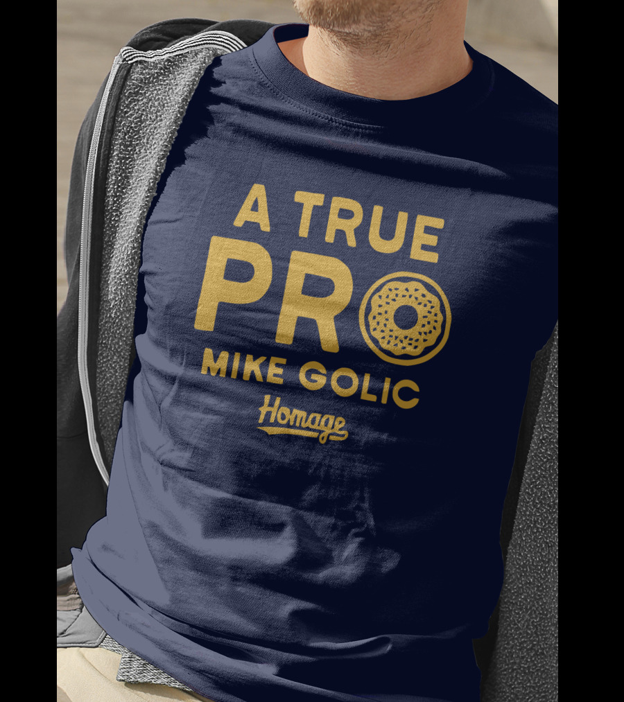 A True Pro Mike Golic Homage Donut T-Shirt