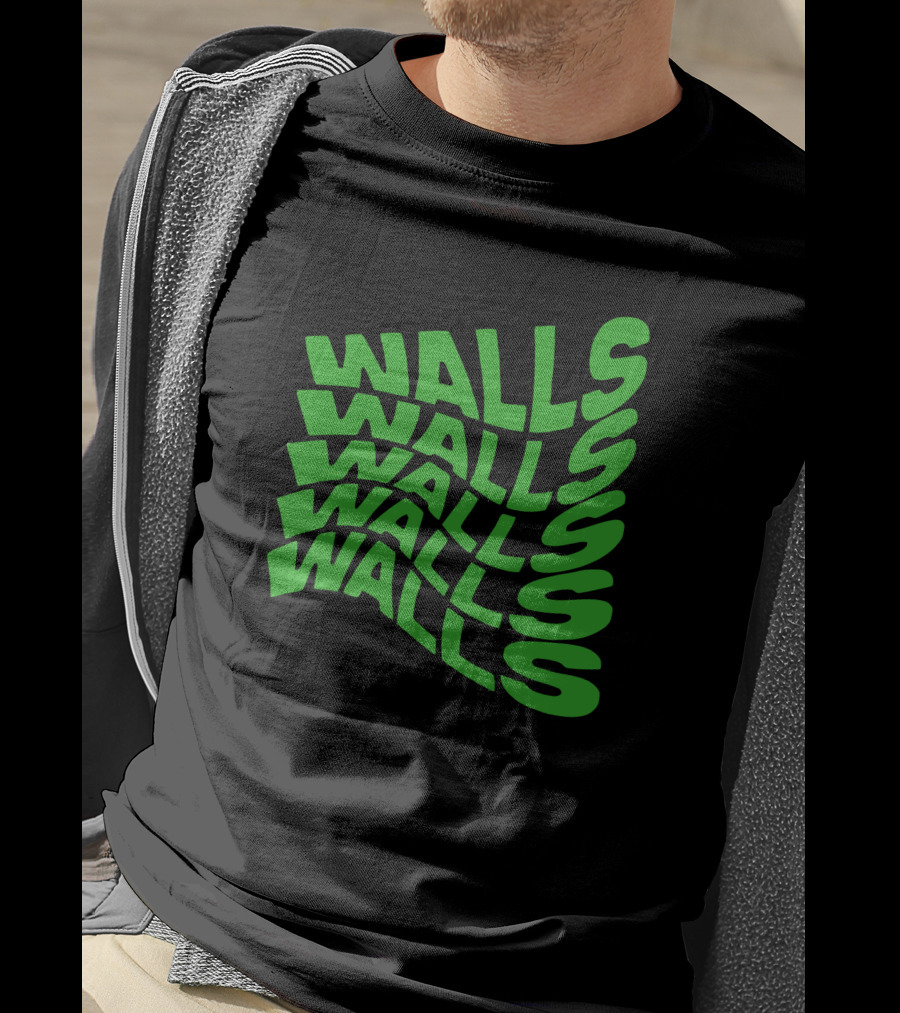 Louis Tomlinson Walls Text Green T-Shirt