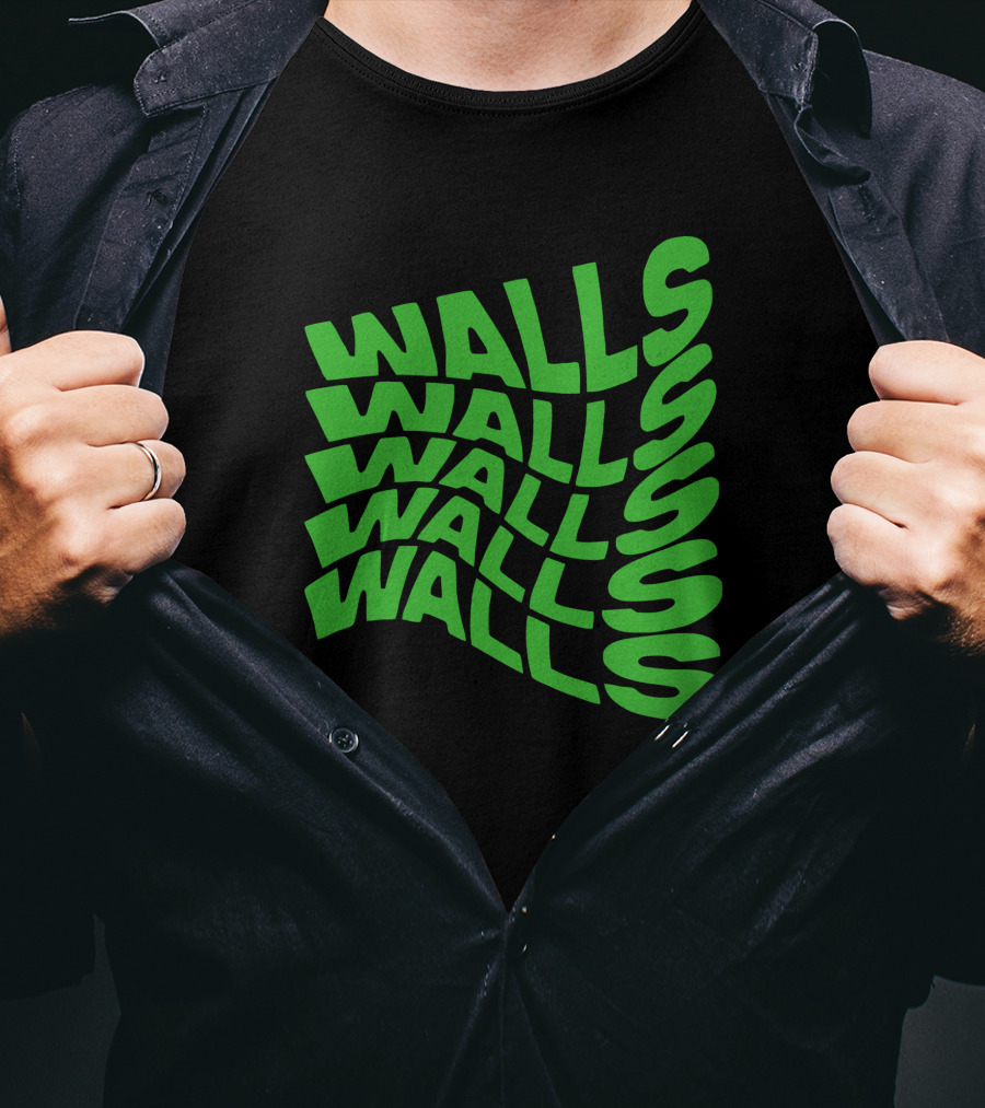Louis Tomlinson Walls Text Green T-Shirt