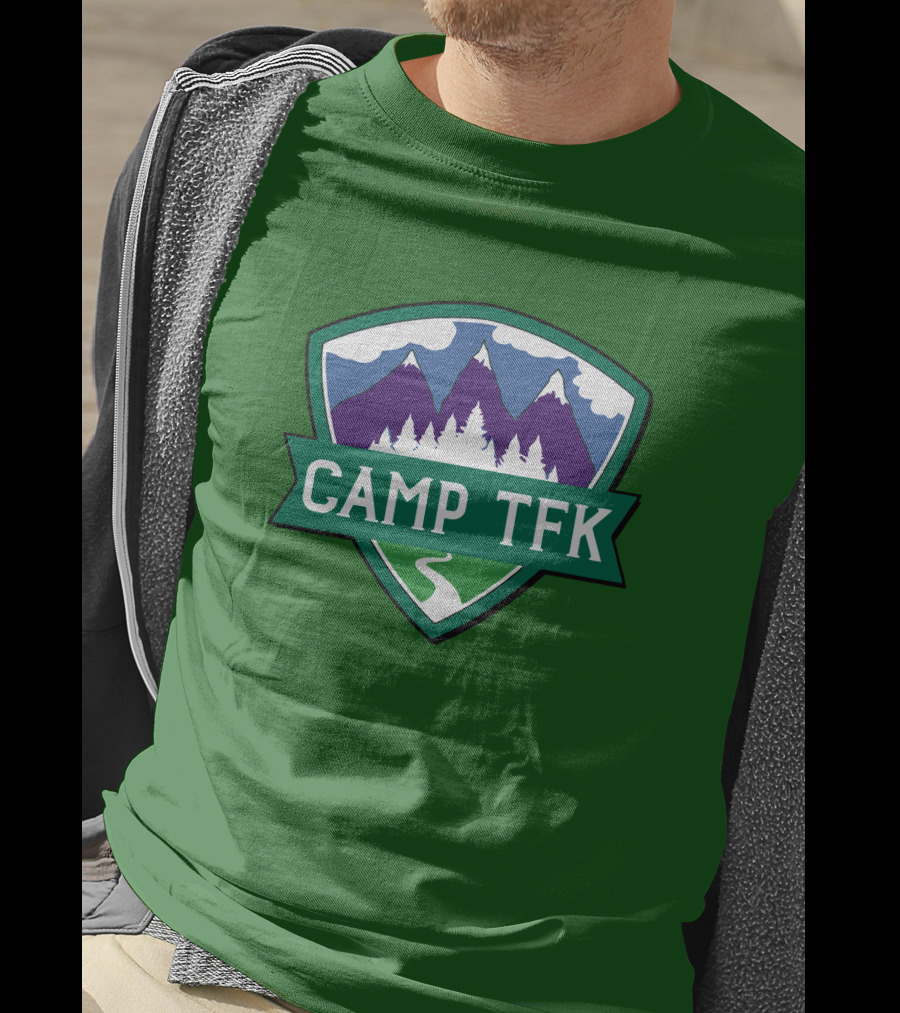 Camp TFK Mountain Adventure Badge T-Shirt